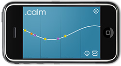 The winning Shobe Prize proposal, an iPhone application called .calm.