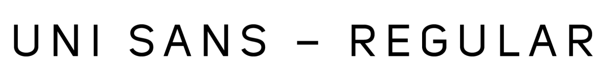 uni sans regular