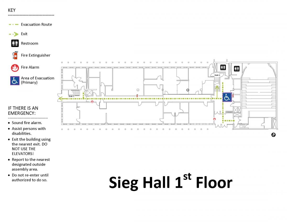 1st Floor Sieg Building