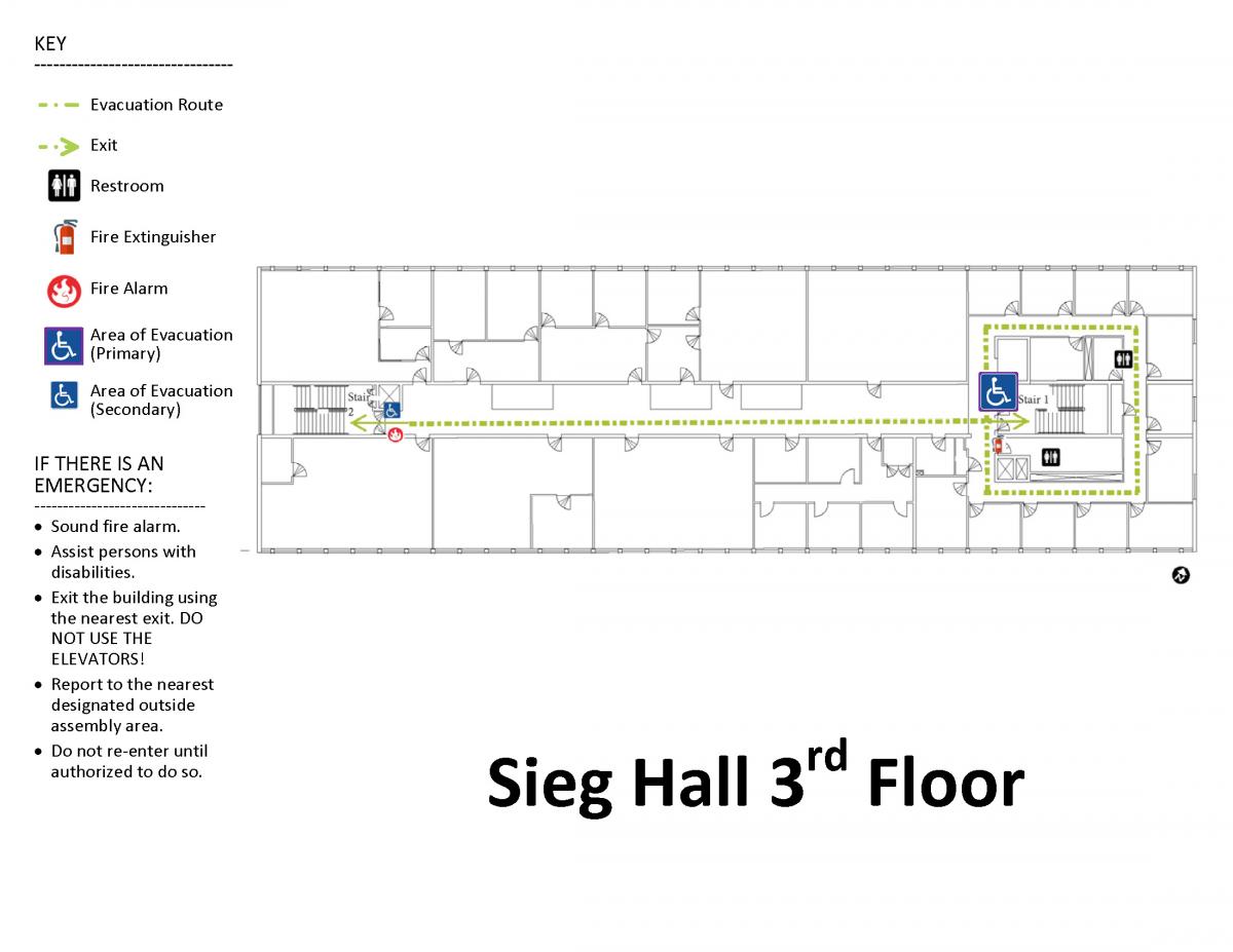 3rd Floor Sieg Building