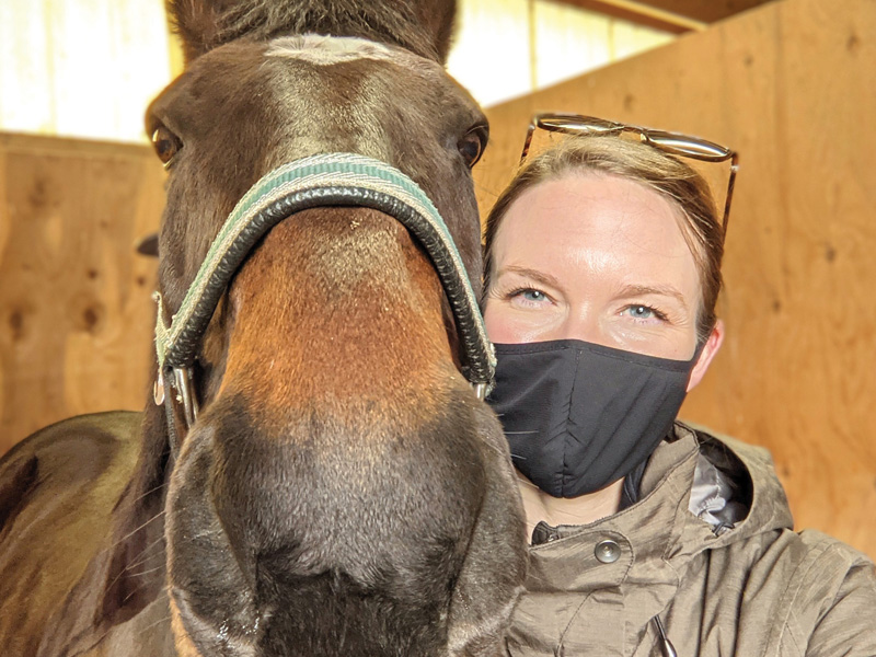 Kristin and her horse