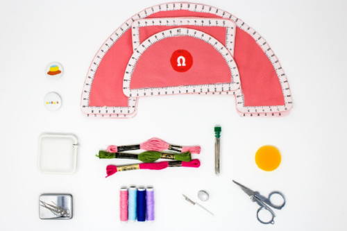Contents of kit laid out