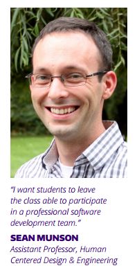 Sean Munson, Assistant Professor of Human Centered Design & Engineering (HCDE) at the University of Washington in Seattle