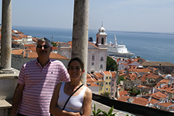 Mark Haselkorn and Robin Mays in Lisbon, Portugal.