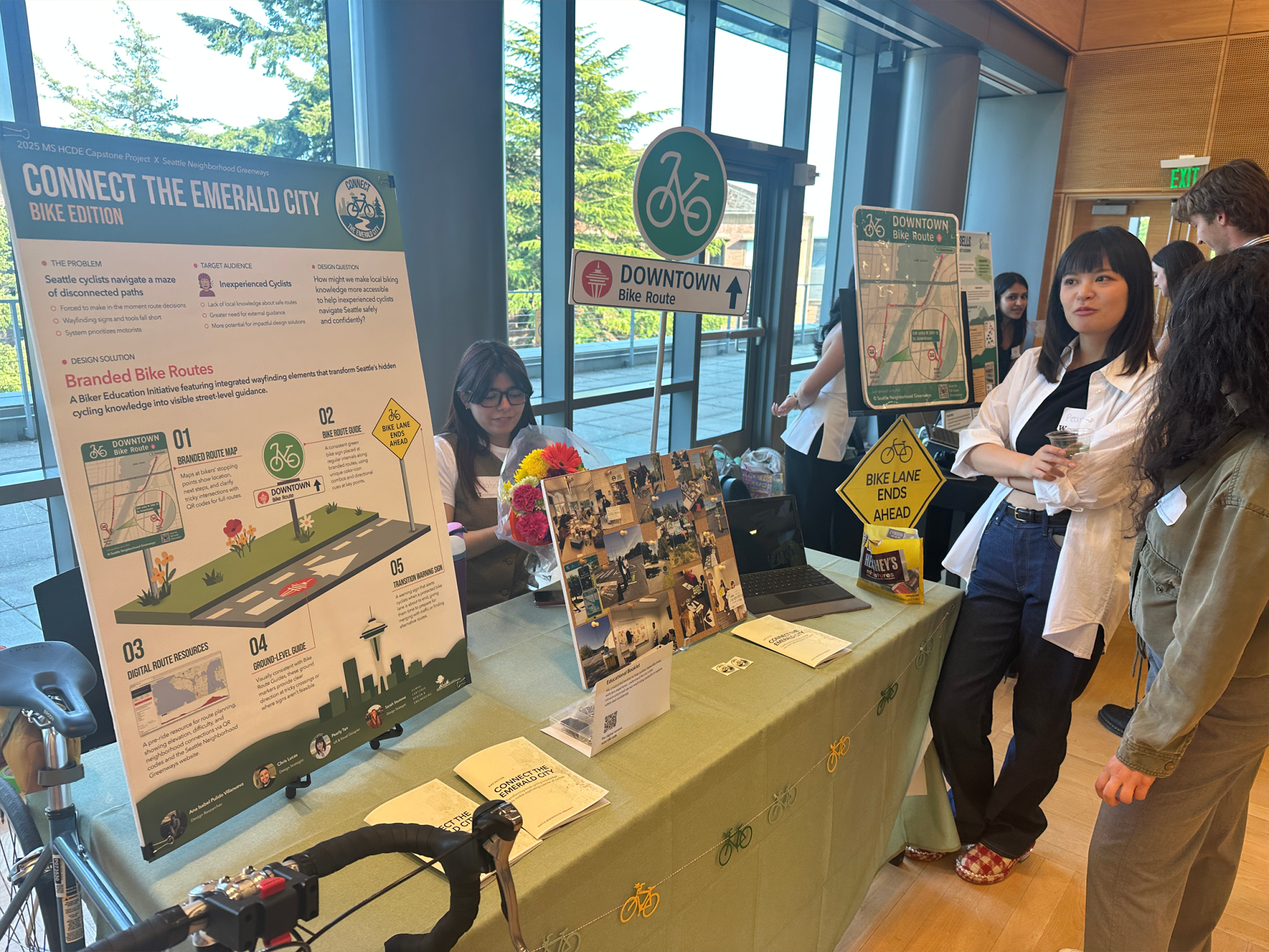 Student team at showcase