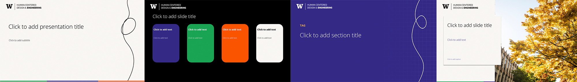 screenshot of slide template