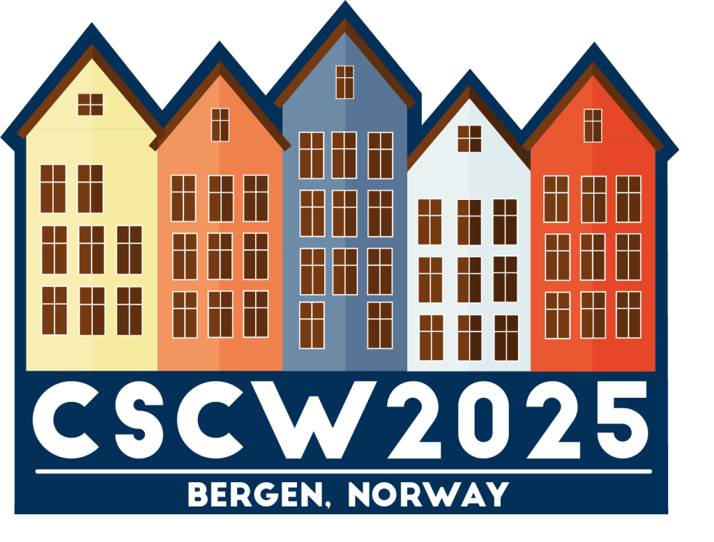 CSCW 2025 artwork features illustration of architecture in Bergen Norway