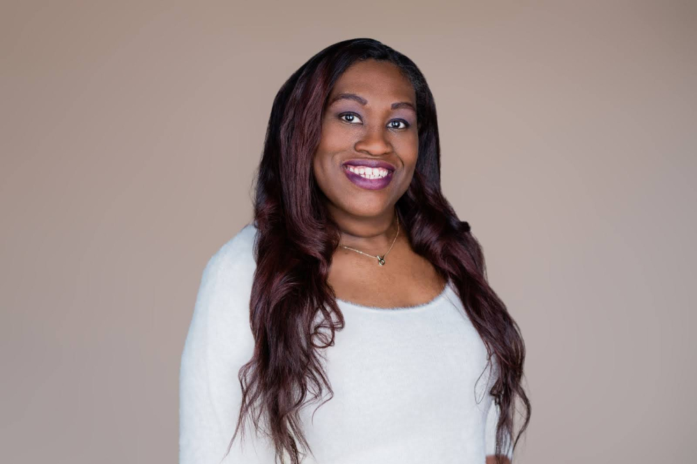 Natasha Jones smiles at the camera