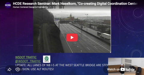 Screenshot of Mark Haselkorn's presentation