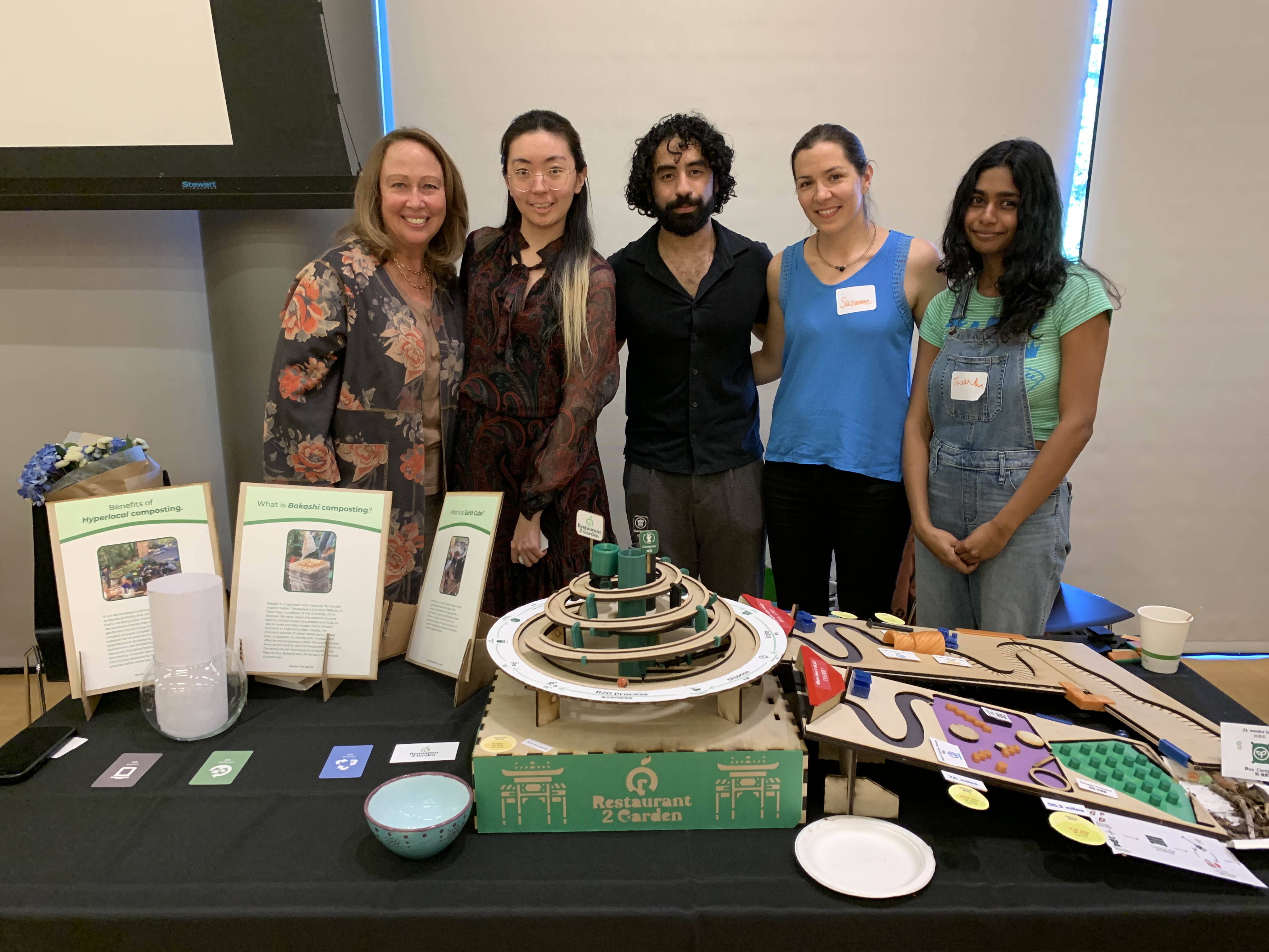 Student team at showcase