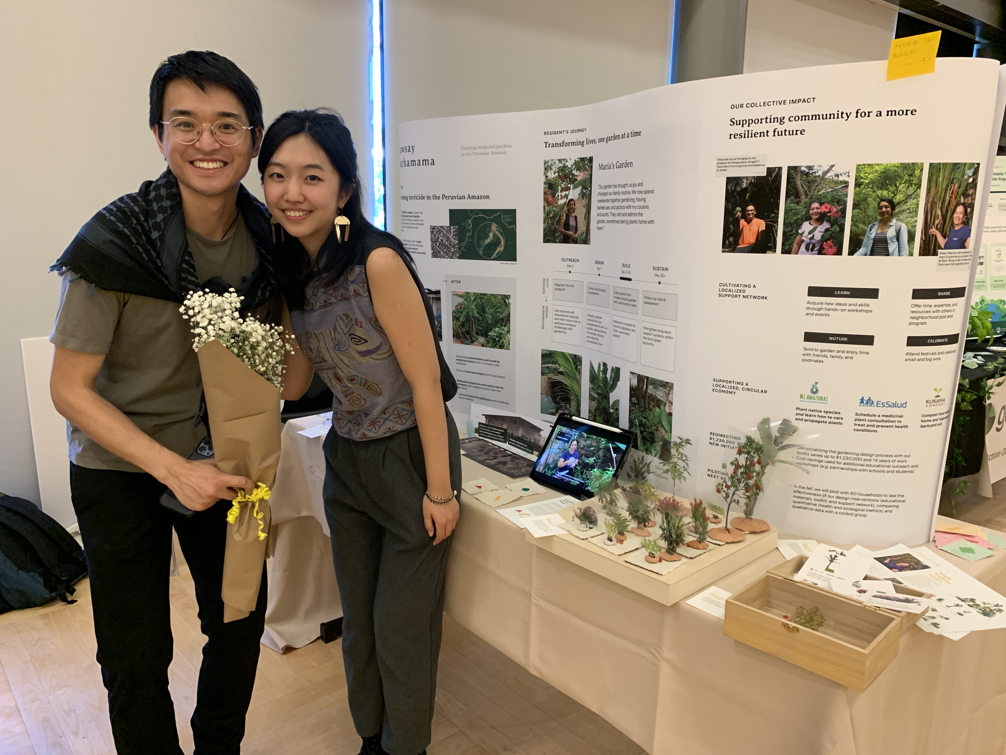 Student team at showcase