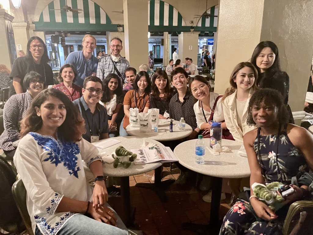 group of people around a table